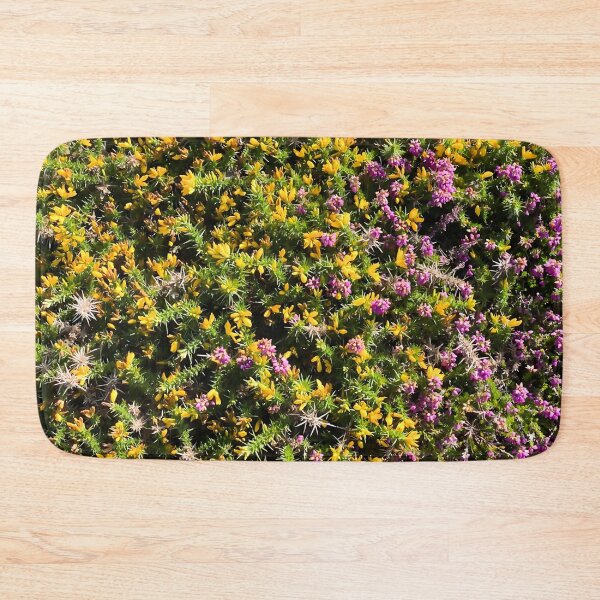Item preview, Captivating Floral Art Print: Vibrant Purple Heather and Yellow Gorse of the Cornish Coast designed and sold by Oh Halo Berry.