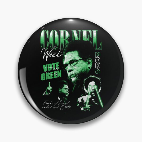 Item preview, Vintage Cornel West 2024 Green designed and sold by Justin House.