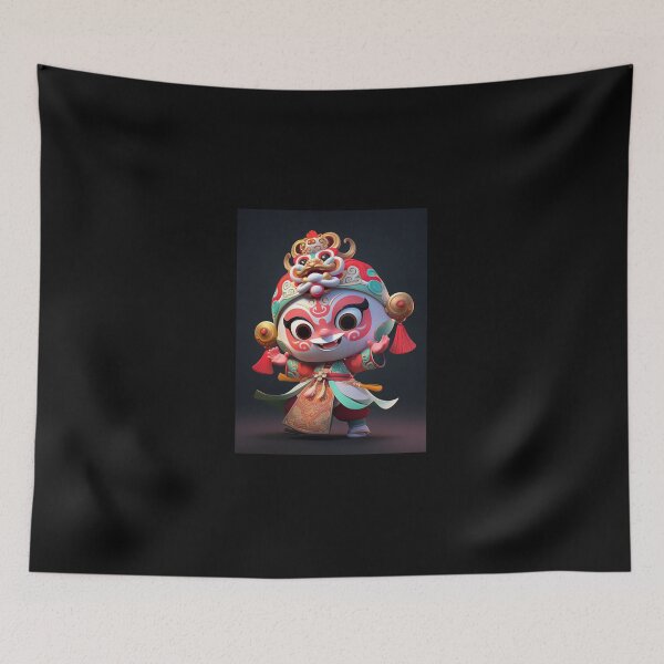 Item preview, Chinese 3 year old boy singing Peking Opera designed and sold by ErinRuthie.