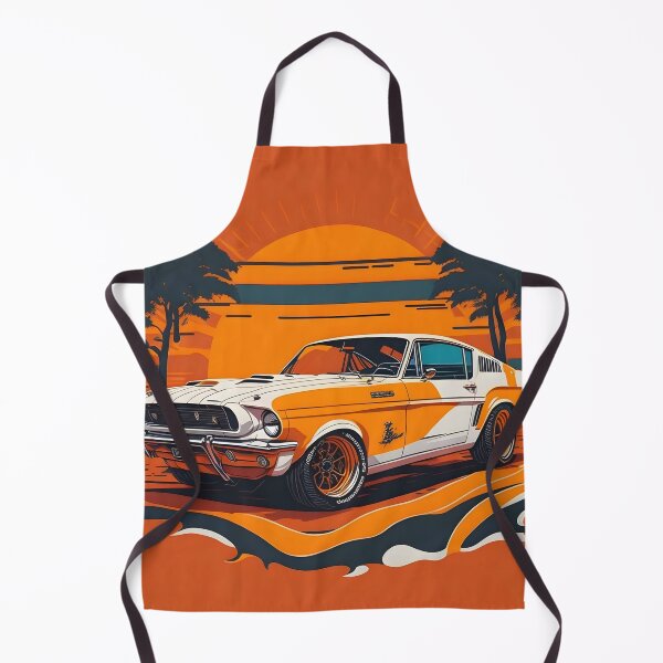 Item preview, Sunset Muscle: Vintage Iconic Muscle Car in Captivating Splendor designed and sold by Ceemko's Vintage Corner.