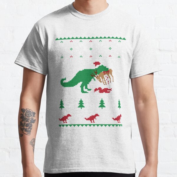 Dinosaur ugly christmas outlet sweater