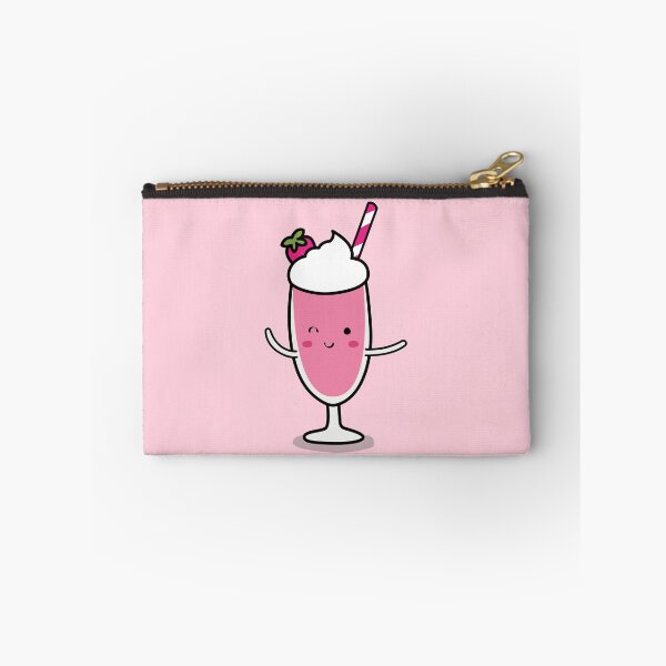 Item preview, Cute  strawberry milkshake illustration designed and sold by CutestShopEver.