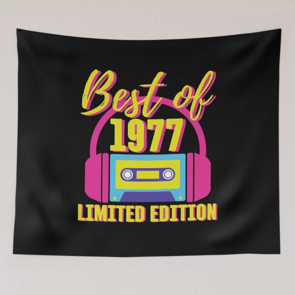 Item preview, Best of 1977 Cassette Tape Retro 1980s Birthday Party Theme 46th Birthday designed and sold by CreationsbyAny.