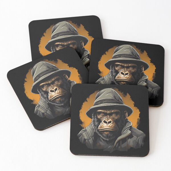 Item preview, "Urban Jungle Vibes: The Dapper Ape" designed and sold by Art-Vortex-fr.