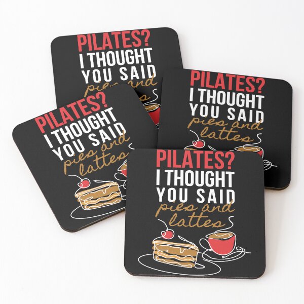 Item preview, Pilates Pies And Lattes Cake Coffee designed and sold by MooonTees.