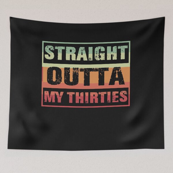 Item preview, 1983 Straight Outta My Thirties 40th BIRTHDAY Gift 40 Years designed and sold by mainana78.