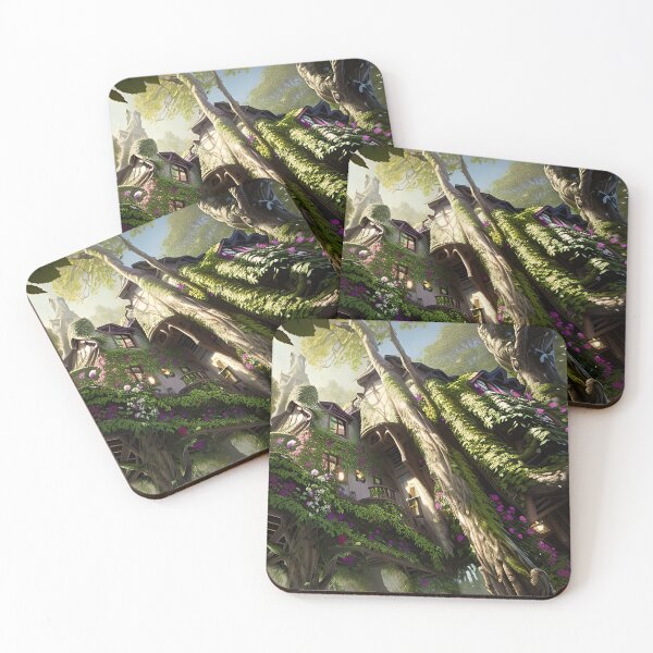 Item preview, A wonderful Flower World Fantasy Garden designed and sold by PixieDustAIArt.