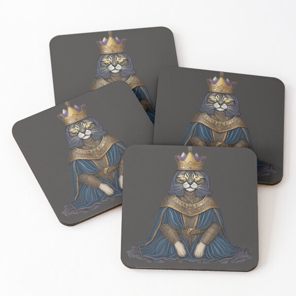 Item preview, Renaissance king cat designed and sold by CustomArtistry.