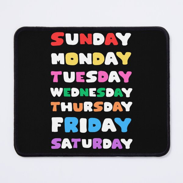 Item preview, color days of the week. designed and sold by CCT-Design.