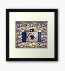 iLoca 35mm Camera Vintage Color Framed Print