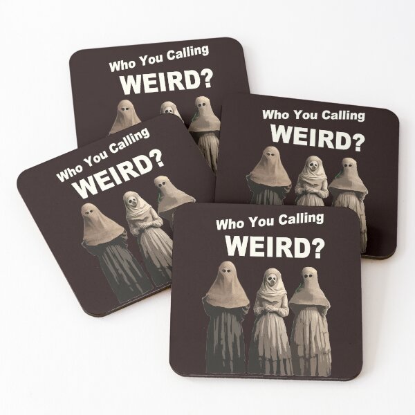 Item preview, Weird Stuff for Everyone Creepy Occult Folks in Masks of Burlap designed and sold by Kloppkids.