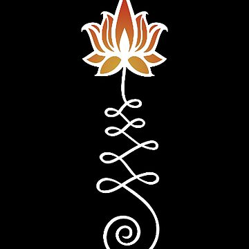 Artwork thumbnail, Lotus Flower Unalome by heartsake
