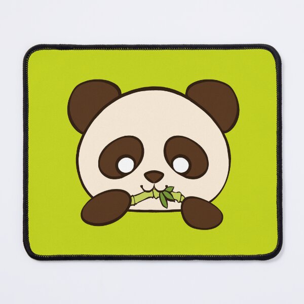 Aperçu de l'œuvre Série Cute Panda - Heureux de manger du bambou créée et vendue par Chiara Mendicino.