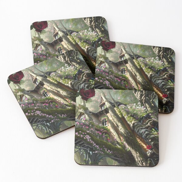 Item preview, A wonderful Flower World Fantasy Garden designed and sold by PixieDustAIArt.