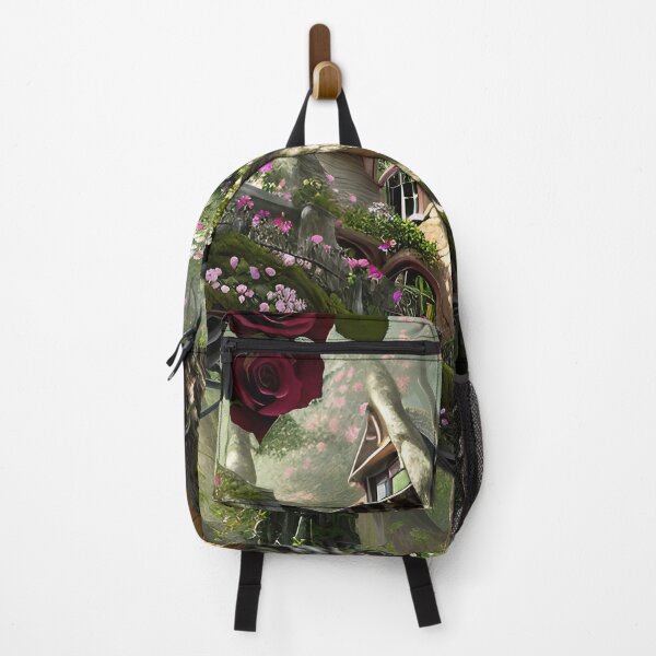 Item preview, A wonderful Flower World Fantasy Garden designed and sold by PixieDustAIArt.