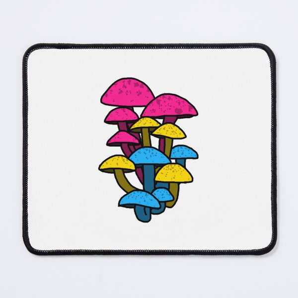 Item preview, Pan Pride Color Mushrooms designed and sold by bubblegoth.