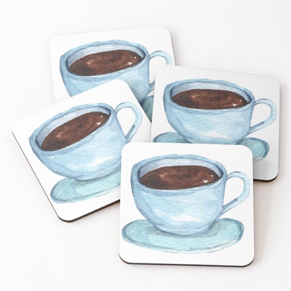 Item preview, Blue Cup of Coffee designed and sold by Penpa.