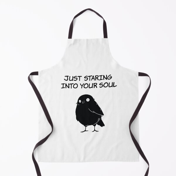Item preview, Funny crow saying, raven quote, "Just staring into your soul" designed and sold by DioSo.