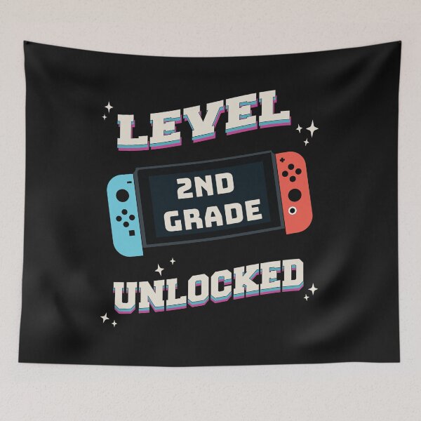 Item preview, First Day Of 2nd Grade Level Unlocked Game Back To School designed and sold by woormle.