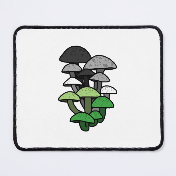 Item preview, Aro Pride Color Mushrooms designed and sold by bubblegoth.