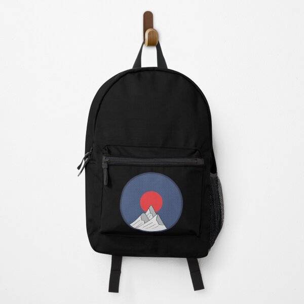Item preview, Frozen mountain with red sun designed and sold by shopdiego.