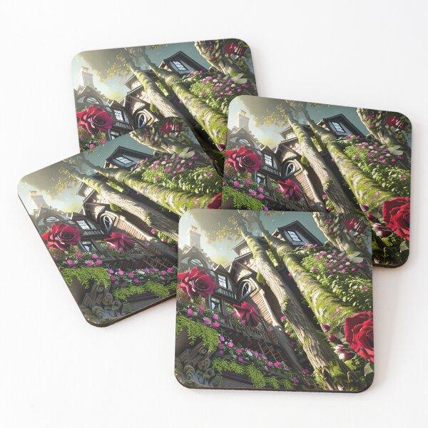 Item preview, A wonderful Flower World Fantasy Garden designed and sold by PixieDustAIArt.