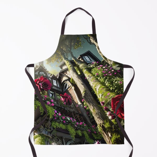 Item preview, A wonderful Flower World Fantasy Garden designed and sold by PixieDustAIArt.