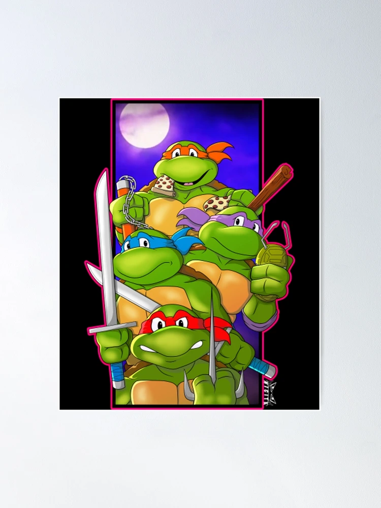 Poster Teenage Mutant Ninja Turtles - Turtles in Action, Wall Art, Gifts &  Merchandise