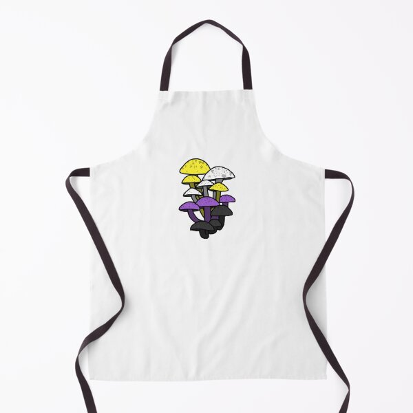 Item preview, Nonbinary Pride Color Mushrooms designed and sold by bubblegoth.