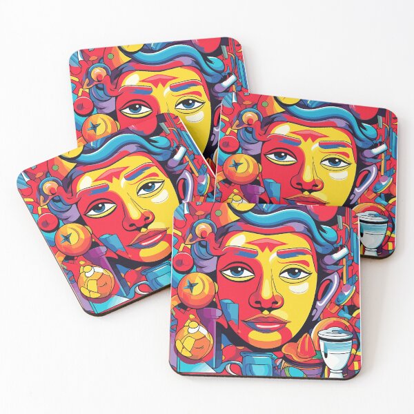 Item preview, Pop Art Explosion: Vibrant Artistic Marvels in Bold Colors designed and sold by TrendyArtInk.