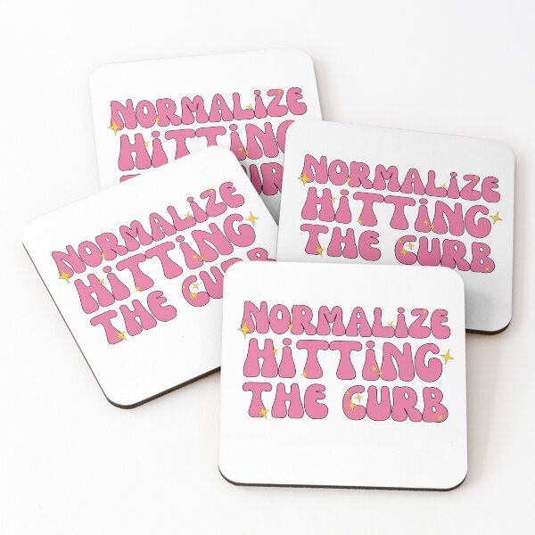 Item preview, Normalize hitting the curb designed and sold by The Sticker Spree  ⭐️⭐️⭐️⭐️⭐️.