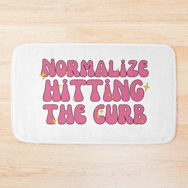 Item preview, Normalize hitting the curb designed and sold by The Sticker Spree  ⭐️⭐️⭐️⭐️⭐️.