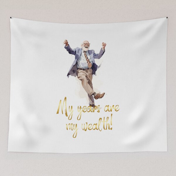 Item preview, My years are my wealth! designed and sold by CatCoconut-Art.