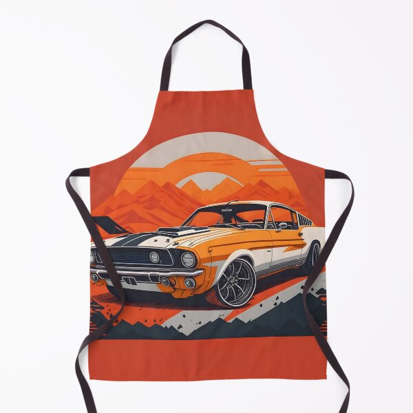 Item preview, Sunset Muscle: Vintage Iconic Muscle Car in Retro Splendor designed and sold by Ceemko's Vintage Corner.