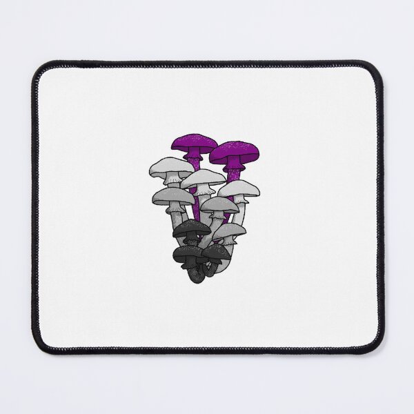 Item preview, Ace Pride Color Mushrooms V2! designed and sold by bubblegoth.