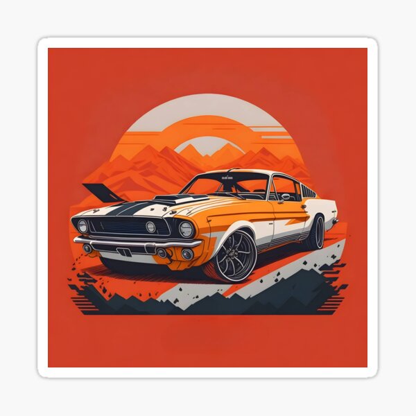 Iconic Muscle Car Silhouette Gifts & Merchandise for Sale