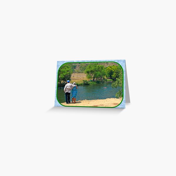 Enjoying a Grand River Greeting Card