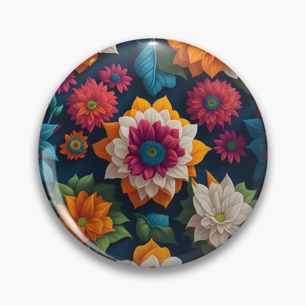 Item preview, 3D flowers Pattern designed and sold by IrinaVIS.