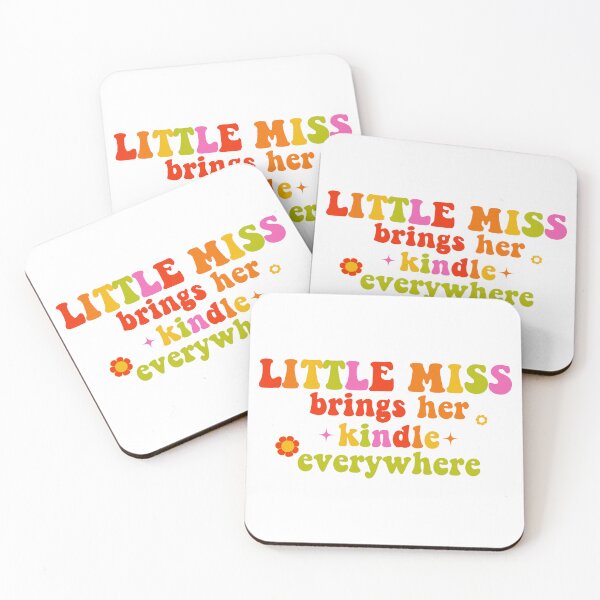 Item preview, Little Miss Brings Her Kindle Everywhere Sticker | Tech-Savvy Reader's Companion designed and sold by ivaostrogonac.