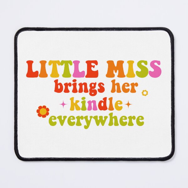 Item preview, Little Miss Brings Her Kindle Everywhere Sticker | Tech-Savvy Reader's Companion designed and sold by ivaostrogonac.