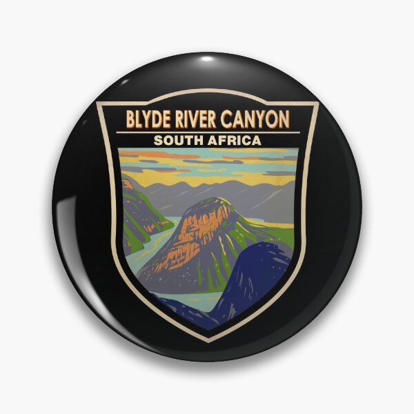 Item preview, Blyde River Canyon Nature Reserve South Africa Badge designed and sold by KrisSidDesigns.
