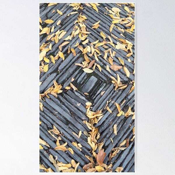 Item preview, Autumn leaves on the stone pathway at St.Dunstans designed and sold by OhNoNotAgain42.