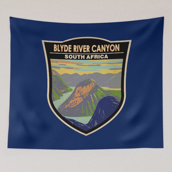 Item preview, Blyde River Canyon Nature Reserve South Africa Badge designed and sold by KrisSidDesigns.