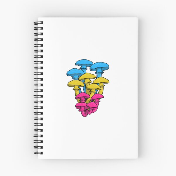 Item preview, Pan Pride Color Mushrooms V2! designed and sold by bubblegoth.