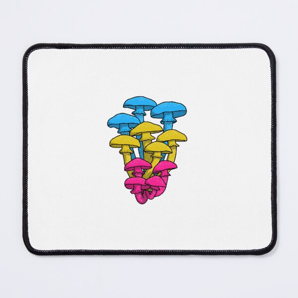 Item preview, Pan Pride Color Mushrooms V2! designed and sold by bubblegoth.