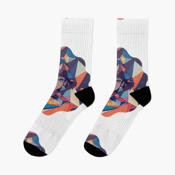 Item preview, A cute and adorable girl in geometric design designed and sold by njokindegwa.