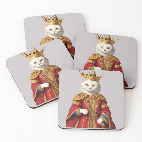 Item preview, Fluffy king cat designed and sold by CustomArtistry.