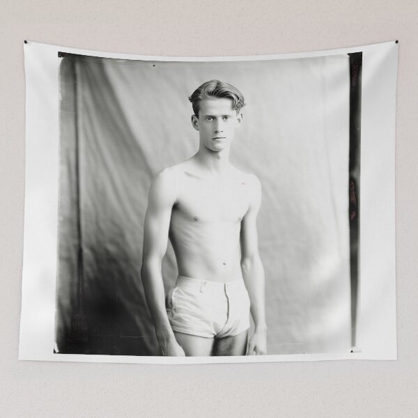 Item preview, Handsome Young Vintage Sportsman designed and sold by Igor Zeiger.