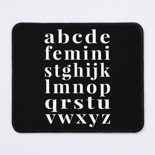Item preview, Feminist Alphabet III designed and sold by Lemon Pepper.