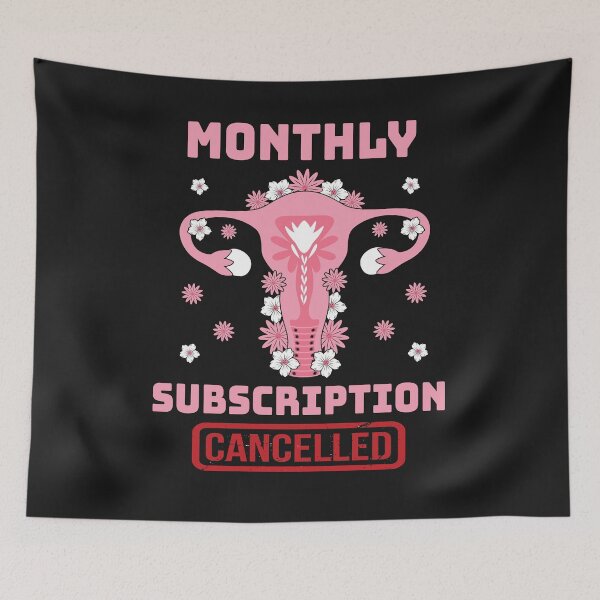 Item preview, Monthly Subscription Cancelled Uterine Cancer Hysterectomy designed and sold by woormle.